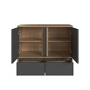 Ver imagem 3 de Gabinete de Banheiro Suspenso 80cm com 2 Portas e Gavetas La
