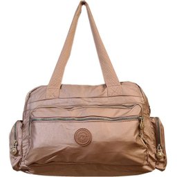 Bolsa Tactel Sacola Transversal e Ombro Viagem Academia 450A:ROSA - 1
