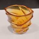 Ver imagem 7 de Vaso Decorativo de Vidro Âmbar 19x12x12cm Enfeite Sala Mesa Estante Aparador