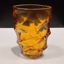 Ver imagem 6 de Vaso Decorativo de Vidro Âmbar 19x12x12cm Enfeite Sala Mesa Estante Aparador