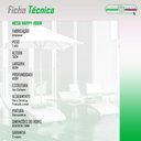 Ver imagem 5 de Mesa para Área Externa Redonda Happy Hour de Aço e Fibra Sintética e Vidro 80 Cm Acesse Móveis