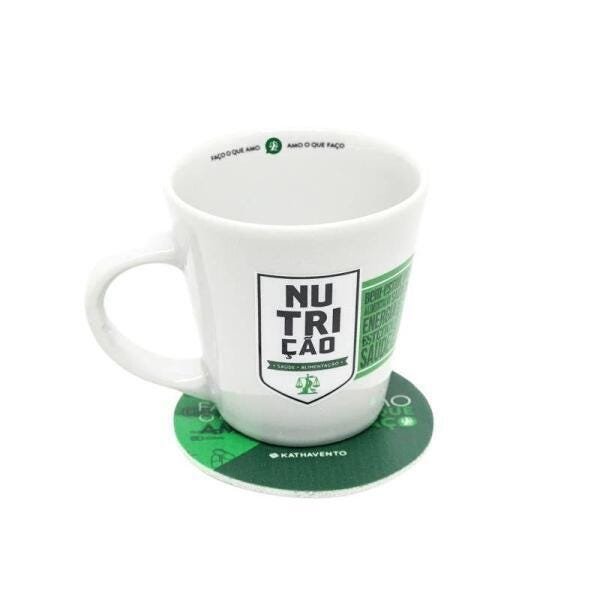 Caneca Tulipa Branca - Profissões Nutrição - 1