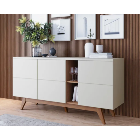 Buffet Noronha - Off White Matte / Freijo Colibri Industria e Comercio de Moveis Ltda