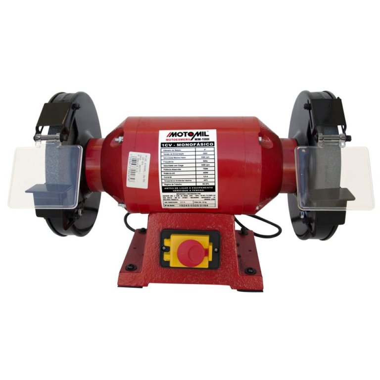 Motoesmeril 1 HP Monofásico 127V 60Hz MM-100I Motomil Motoesmeril 1 HP Monofásico 127V 60Hz MM-100I Motomil
