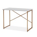 Ver imagem 1 de Aparador Steel 90 Cm Estilo Industrial com Pés em Aço Cobre/branco