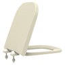 Assento Sanitário Quadra Axis Lorenlike Creme - 4