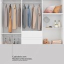 Ver imagem 7 de Guarda Roupa Casal 8 Portas e 2 Gavetas Paranaguá - Branco