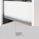 Ver imagem 6 de Guarda Roupa Casal 8 Portas e 2 Gavetas Paranaguá - Branco