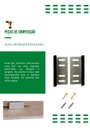 Ver imagem 5 de Kit P/ Porta Celeiro 2 Roldanas Aparente - Cantoneira 1,10 M - Prata - Al-fer