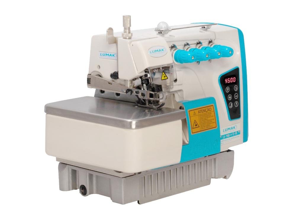 Máquina Costura Industrial Overlock Ponto Cadeia 220v LU798D-4-TZ-SU - Lumak - 3