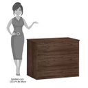 Ver imagem 2 de Baú Organizador Multiuso para Quarto Amanda Castanho Ajl Móveis