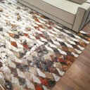 Ver imagem 6 de Tapete Decorativo Sala de Estar Ágape 240x340 Geométrico Colorido ( 5781 ) - Gran Belo