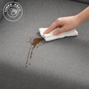 Ver imagem 3 de Kit 2 Poltronas Decorativas Aviv para Sala em Corino e Linho Cinza Ammê Estofados