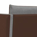Ver mais imagens de Kit 2 Poltronas Decorativas Aviv para Sala em Corino e Linho Cinza Ammê Estofados
