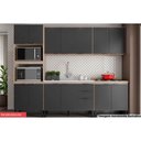 Ver imagem 1 de Cozinha Modulada Completa Completa FHR001 Firenze (2 Aéreos + 2 Balcões + 1 Paneleiro) 5 Peças