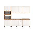 Ver imagem 7 de Cozinha Modulada Completa Completa FHR001 Firenze (2 Aéreos + 2 Balcões + 1 Paneleiro) 5 Peças