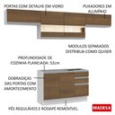 Ver imagem 7 de Cozinha Marina Rustic Branco com Armário e Balcão Madesa