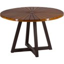 Ver imagem 1 de Mesa Bali 1,20m Tampo Madeira e Alumínio Varanda Jardim Marrom