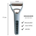 Ver imagem 3 de Descascador, Abridor, Saca Rolhas, Fatiador, Cortador de Legumes, Frutas, Batatas Utensílios de Cozi