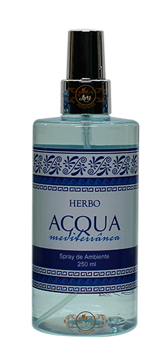 Aromatizador Home Spray Acqua Mediterrâneio 250ml, da Herbo
