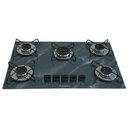Ver imagem 1 de Cooktop 5bocas Ultra Chama 127/220v Marmo Cinza
