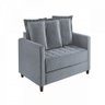 Sofa Cama Rocca Colchao Casal Pés de Madeira Talento Móveis - 2