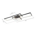 Ver imagem 5 de Plafon Skylight Puzzle 3072 Led Bivolt Preto Sky-3072pt