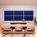 Ver imagem 2 de Painel Acústico Absorvedor Decorativo 120x60 Soft Crepe Maestra Acústica:azul Escuro