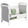 Berço Americano Danny e Guarda Roupa Infantil Eloá Branco Acetinado - Phoenix Baby - 2