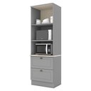 Ver imagem 4 de Torre Quente 2 Portas 2 Gav 72 Cm C351 Americana Cinza Calcare Henn