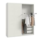 Ver imagem 5 de Guarda Roupa Modulado 100% MDF 2 Portas de Correr Orion CabeCasa MadeiraOriginals Bege