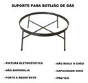 Ver imagem 4 de Suporte para Botijão de Gás Super Reforçado de Ferro