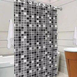 Cortina Banheiro Lavável Impermeável Translucida Pvc Premium - 3