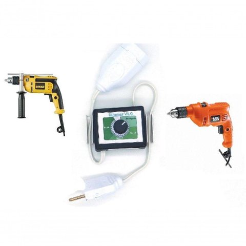 Regulador Velocidade Furadeira e Parafusadeira Bivolt 110V 220V 127V Controlador Regulagem Dimer