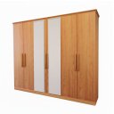 Ver imagem 1 de Guarda-roupa Bom Pastor Vellar Liso 6 Portas Naturale