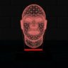 Luminária Led 3D Rosto Busto Abajur 3 - Vermelho - 1