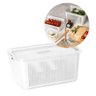 Pote Hermético Slim com Cesto de Drenagem e Trava para Legumes e Verduras 4225ml - Paramount - 1
