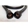 Engate para Chuveirinho Ducha Higienica Mangueira 1 Metro e 20cm Flexivel Pia Lavabo Banheiro Preto - 6