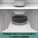 Ver imagem 4 de Vedação Universal P/ Caixa Acoplada Vaso Sanitário Anel