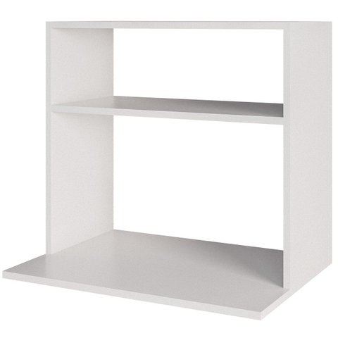 Suporte para Micro-ondas com Nichos 60 Cm Laura Branco