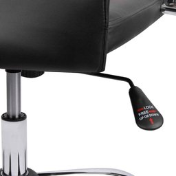 Cadeira Giratória Presidente Clark Stillo Home - Preta - 5