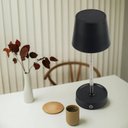 Ver imagem 2 de Luminária Mesa Led - 3 Tons Usb Touch - Retrátil Luna 10cmx10cmx28cm Preta