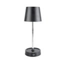 Ver imagem 1 de Luminária Mesa Led - 3 Tons Usb Touch - Retrátil Luna 10cmx10cmx28cm Preta