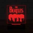 Ver imagem 1 de Luminária Led 3D Beatles Rock 16 Cores e Controle 2