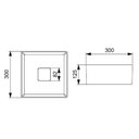 Ver imagem 5 de Cuba de Apoio 30x30cm S Mesa Roca T3 Terra Stone A32722n070