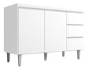 Ver imagem 1 de Balcão Gabinete Andreia S/tampo 100cm Ajl Móveis