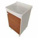 Ver imagem 3 de Tanque De Lavanderia 22 Litros Com Gabinete 100% MDF Cor:Madeirado