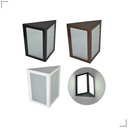 Ver imagem 5 de Arandela Triangular 2 Focos Alumínio - Interno ou Externo:preto