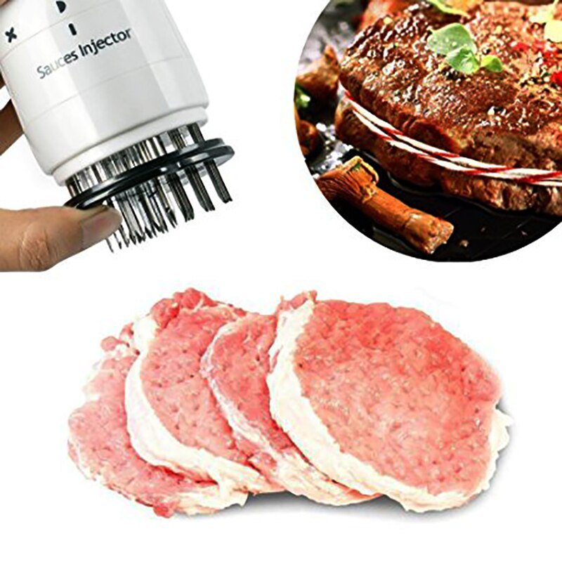 Amaciador De Carne WALFOS Grau Alimentício Aço Inoxidável  Agulha E Injector De Carne Marinada - 2