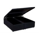 Ver imagem 1 de Cama Box Baú King Universal Courano Nero Black (186x198x35) - Ortobom